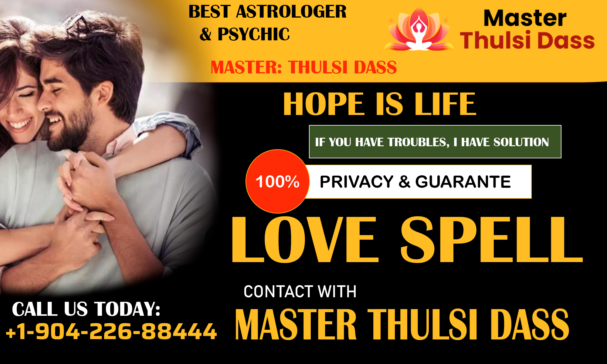 Love Spell  Astrologer in Florida, USA